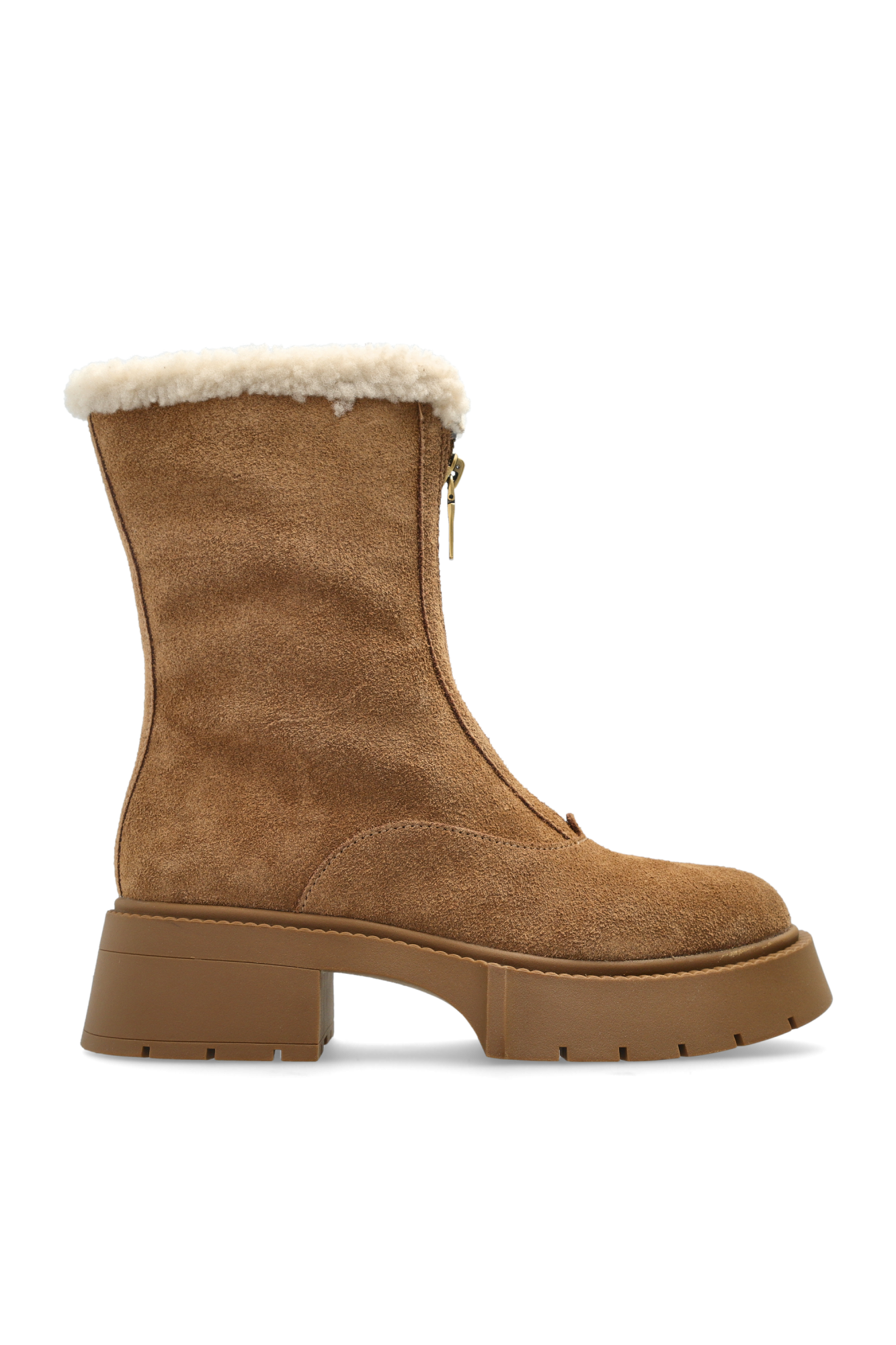新品 COACH スエード ハイヒールブーツ SIZE 37.5 スェード Coach Heeled ankle boots 